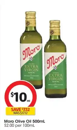 Coles Moro Olive Oil offer