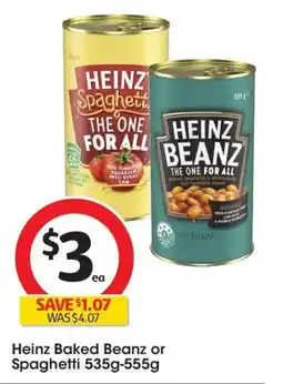 Coles Heinz Baked Beanz or Spaghetti offer