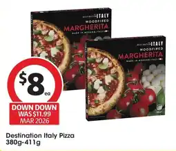 Coles Destination Italy Pizza offer
