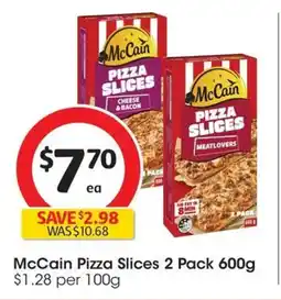 Coles McCain Pizza Slices offer