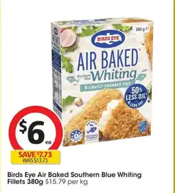Coles Birds Eye Air Baked Southern Blue Whiting Fillets offer