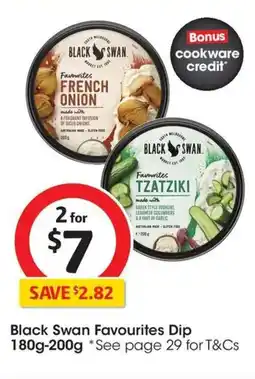 Coles Black Swan Favourites Dip offer