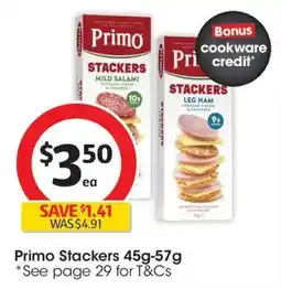 Coles Primo Stackers offer