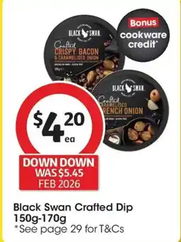 Coles Black Swan Crafted Dip offer