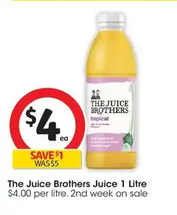 Coles The Juice Brothers Juice offer