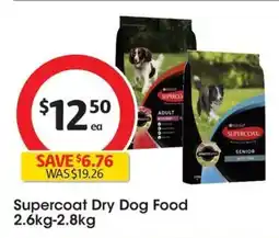Coles Supercoat Dry Dog Food offer