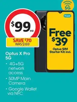 Coles Optus X Pro offer