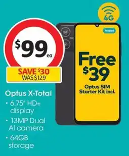 Coles Optus X Total offer