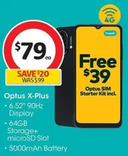 Coles Optus X Plus offer