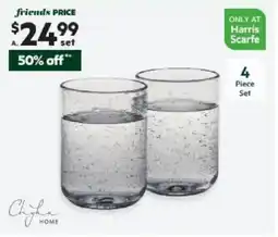 Harris Scarfe Manhattan 4 Piece Tumbler Set offer