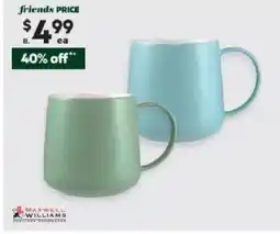 Harris Scarfe Café Life Mug All Colours offer