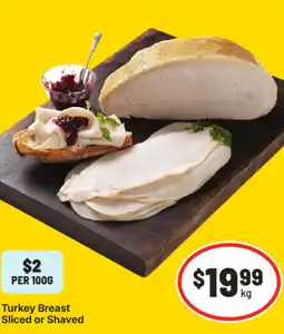 IGA Turkey Breast Sliced or Shaved offer