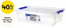 BIG W Sistema Storage Tub Clear offer