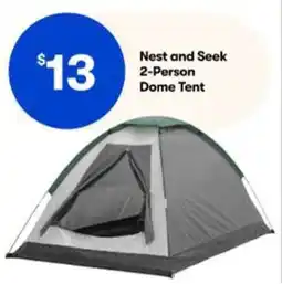 BIG W Nest and Seek 2-Person Dome Tent offer