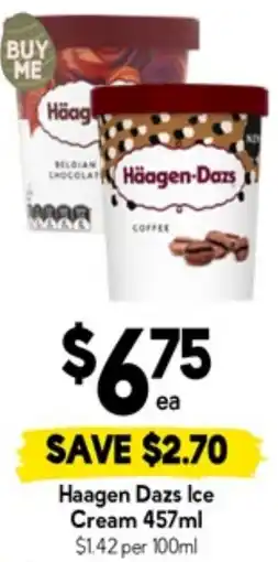 Drakes Haagen Dazs Ice Cream offer