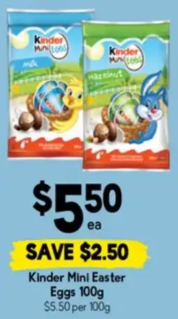 Drakes Kinder Mini Easter Eggs offer