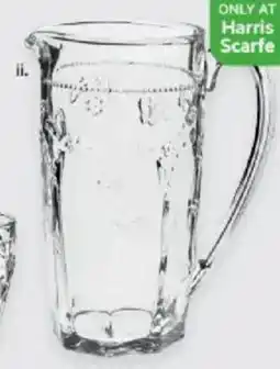 Harris Scarfe Willow Glassware Jug offer