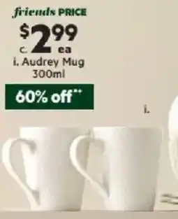 Harris Scarfe Audrey Mug offer