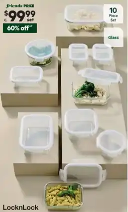 Harris Scarfe LOCK & LOCK Euro Glass Food Storage offer