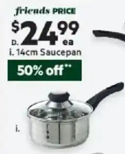 Harris Scarfe SMITH+NOBEL Traditions Stainless Steel Saucepan offer
