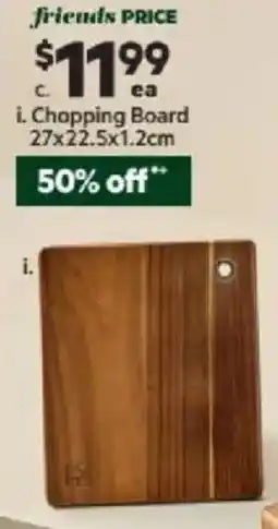 Harris Scarfe Acacia Chopping Board offer