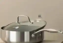 Harris Scarfe Dolphin Stainless Steel Ceramic Non-Stick Covered Skillet offer