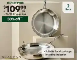 Harris Scarfe SCANPAN D. Impact Stainless Steel Frypan offer