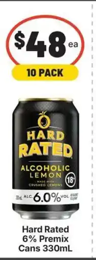 IGA Liquor Hard Rated 6% Premix Cans offer