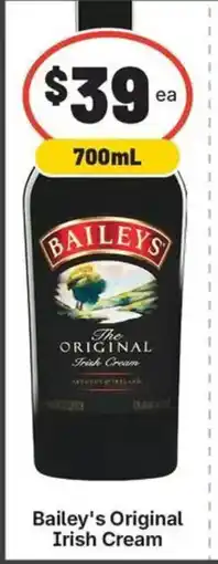 IGA Liquor Bailey's Original Irish Cream offer