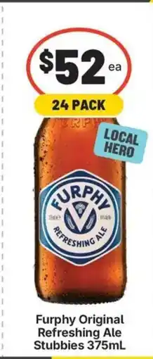 IGA Liquor Furphy Original Refreshing Ale Stubbies offer