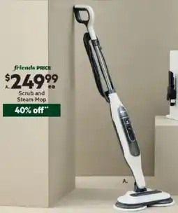 Harris Scarfe SHARK Scrub & Steam Mop offer