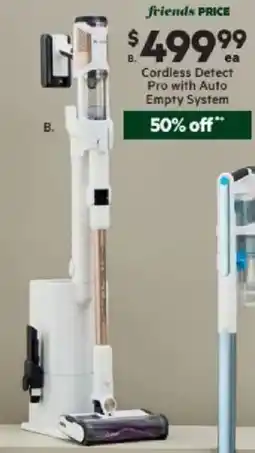 Harris Scarfe Cordless Detect Pro with Auto Empty System offer