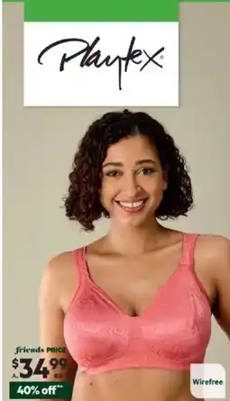 Harris Scarfe PLAYTEX Ultimate Lift & Support Bra offer