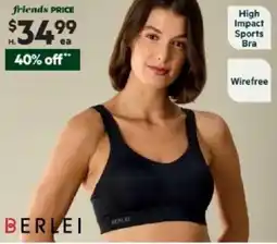 Harris Scarfe Smooth Power High Impact Bra offer