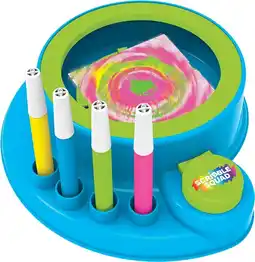 Toymate Scribble Squad Scribble Studio Neon & Glow Spin Art Kit offer