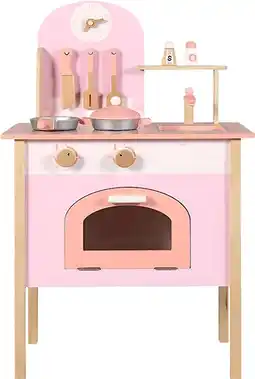 Toymate Wonder Co. Home Wooden Kitchen Pink offer
