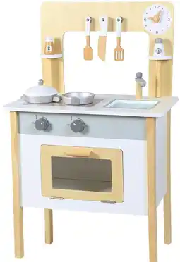 Toymate Wonder Co. Home Small Wooden Kitchen White offer