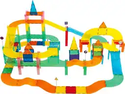 Toymate Wondermags Magnetic Tiles Race Car Set (50pcs) offer