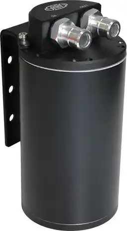 Autopro Saas oil catch can round black billet offer