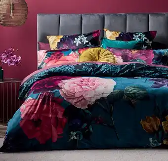 Spotlight Koo Rose Velvet Quilt Cover Set offer