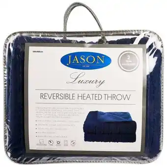 Spotlight 50% off Jason Electric Reversible Heated Throw offer