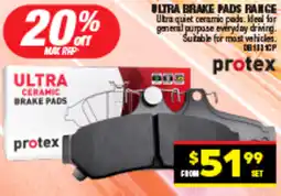 Autopro Ultra brake pads range offer