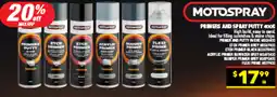 Autopro Primers and spray putty 400g offer