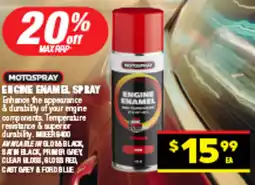 Autopro Engine enamel spray offer