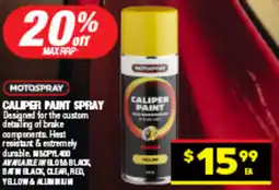 Autopro Caliper paint spray offer