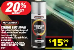 Autopro Xtreme heat spray offer