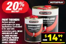 Autopro Paint thinners offer