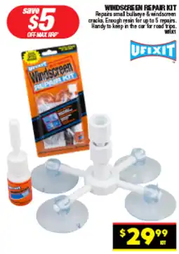 Autopro Windscreen repair kit offer