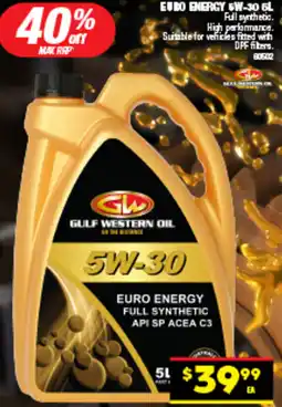 Autopro Euro energy 5w 30 offer