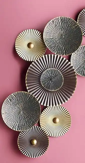 Spotlight 30% off Metal Wall Decor Circle 46 x 81cm offer